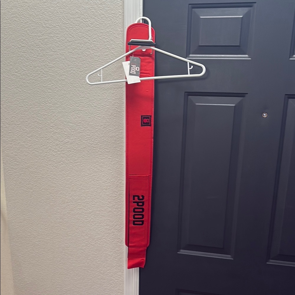 New with tags 2POOD Red Weightlifting Belt